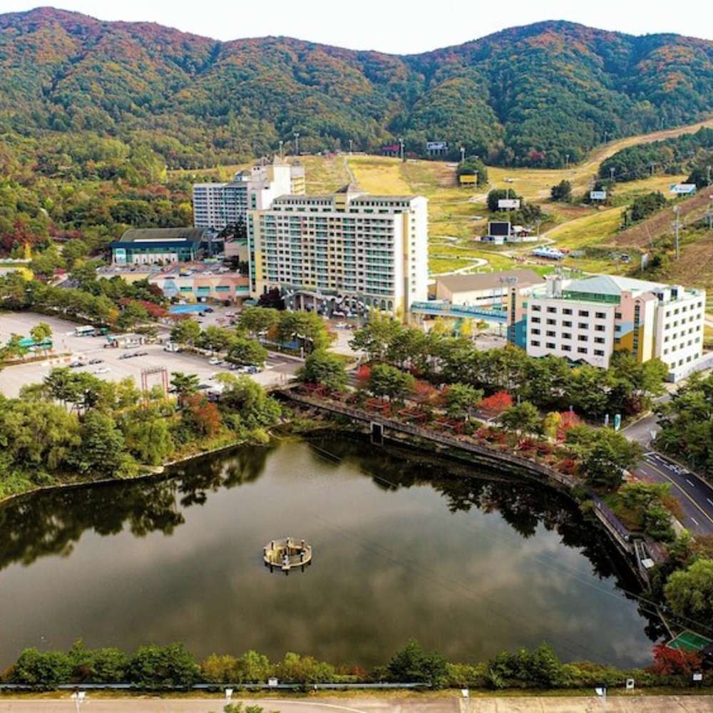 횡성 둔내 웰리힐리파크 콘도미니엄 워터플래닛 스키장 시설 장단점 정리 숙소 사진