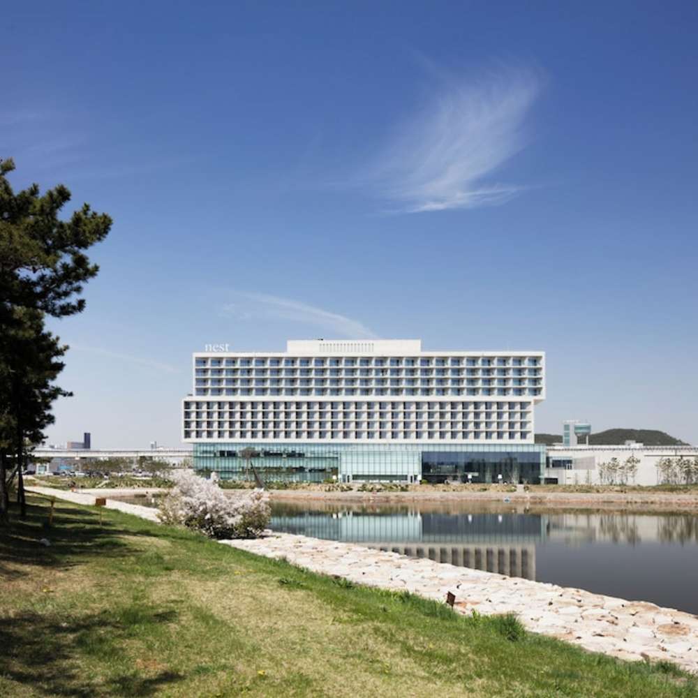 인천 영종도 호텔 네스트호텔 공항 셔틀 오션뷰 수영장 조식 장단점 정리 숙소 사진